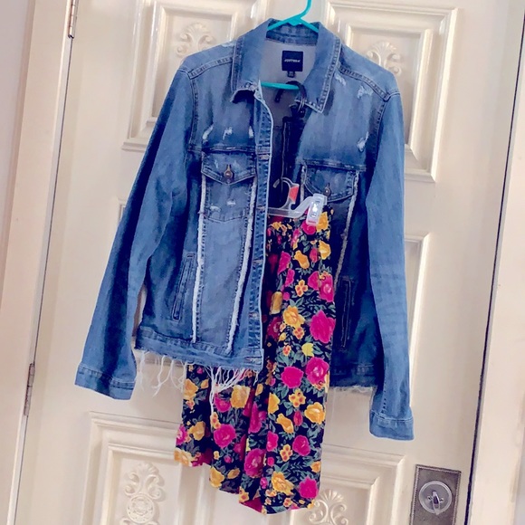 Love Bright✿Floral Print Comfy HighRise, Long Flowy Bermuda Shorts w/Pockets| HP - Picture 6 of 16